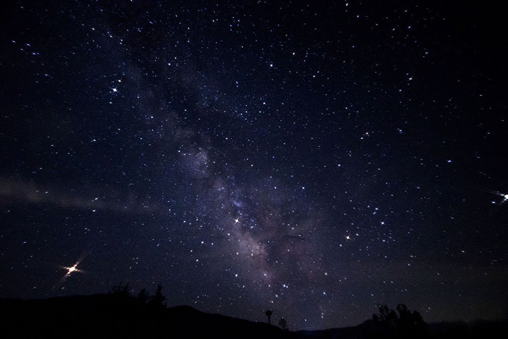 星空と天の川